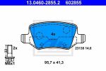 ATE 13.0460-2855.2 Колодки зад.Mercedes A140-A190 W168,VANEO WVA23138