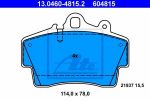 ATE 13.0460-4815.2 комплект тормозных колодок, дисковый тормоз на PORSCHE BOXSTER (987)