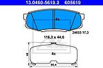 ATE 13.0460-5619.2 Колодки зад. TOYOTA LAND CRUISER 200 07=>