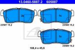ATE 13.0460-5887.2 комплект тормозных колодок, дисковый тормоз на SUZUKI IGNIS II