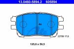 ATE 13.0460-5894.2 комплект тормозных колодок, дисковый тормоз на TOYOTA PREVIA (MCR3_, ACR3_, CLR3_)