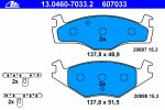 ATE 13.0460-7033.2 Колодки торм.пер. Seat Cordoba, Ibiza, VW Golf