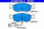 ATE 13.0460-7041.2 комплект тормозных колодок, дисковый тормоз на FORD SCORPIO I (GAE, GGE)