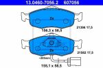 ATE 13.0460-7056.2 комплект тормозных колодок, дисковый тормоз на FORD MONDEO I (GBP)