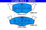 ATE 13.0460-7072.2 Колодки торм.пер. VW Golf III, Polo, Vento