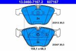 ATE 13.0460-7167.2 Колодки передние E60 3.0/4.0L,3.0XDI/E65 all 02-09