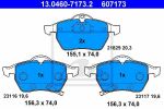 ATE 13.0460-7173.2 Колодки торм.пер. Opel Astra G, Saab 9-3, 9-5