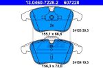 ATE 13.0460-7228.2 Колодки передние FORD S-Max/VOLVO S60 10->/S80 06->/LAND ROVER 06->