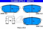 ATE 13046057732 колодки дисковые з. KIA Sorento 2.4i/3.5i/2.5CRDi 02>