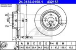 ATE 24-0132-0158-1 Торм.диск пер.вент.[330x32] 5 отв.