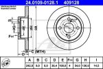 ATE 24.0109-0128.1 тормозной диск на TOYOTA COROLLA Liftback (_E8_)
