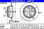 ATE 24.0109-0132.1 тормозной диск на HONDA SHUTTLE (RA)