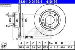 ATE 24.0110-0199.1 тормозной диск на PEUGEOT 405 I Break (15E)