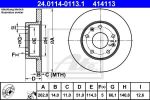 ATE 24.0114-0113.1 тормозной диск на LAND ROVER FREELANDER Soft Top (LN_)