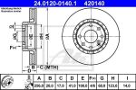ATE 24.0120-0140.1 тормозной диск на OPEL CORSA B (73_, 78_, 79_)