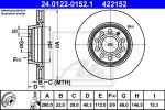 ATE 24.0122-0152.1 Диск торм. пер. Audi A4/qtr (94-), VW Passat (96-)