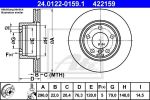 ATE 24.0122-0159.1 Диск торм. пер. 5 (E39) (96-)