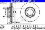 ATE 24.0125-0118.1 тормозной диск на TOYOTA HILUX II пикап (LN8_, RN5_, LN6_, YN6_, YN5_, LN5_, RN6_)
