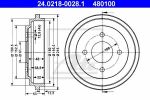 ATE 24.0218-0028.1 тормозной барабан на NISSAN MICRA II (K11)