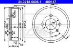 ATE 24.0218-0036.1 тормозной барабан на VW LUPO (6X1, 6E1)