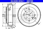 ATE 24.0220-3034.1 тормозной барабан на NISSAN ALMERA II (N16)