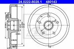 ATE 24.0222-8028.1 тормозной барабан на MAZDA 626 III (GD)