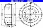 ATE 24.0225-4004.1 тормозной барабан на FORD TRANSIT c бортовой платформой/ходовая часть (E_ _)