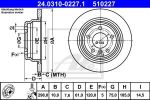 ATE 24.0310-0227.1 тормозной диск на 5 (E39)