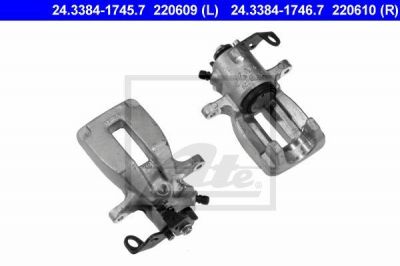 ATE 24.3384-1745.7 тормозной суппорт на VW GOLF IV (1J1)