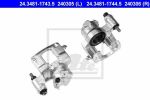 ATE 24.3481-1744.5 тормозной суппорт на FIAT CINQUECENTO (170)
