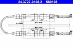 ATE 24.3727-0108.2 трос, стояночная тормозная система на VW SANTANA (32B)