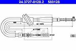 ATE 24.3727-0128.2 Трос стояночного тормоза Audi 80, 90 (86-91)
