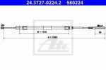 ATE 24.3727-0224.2 Трос руч.тормоза лев. 3-серии E46 L=1693мм