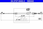 ATE 24.3727-0442.2 трос, стояночная тормозная система на MERCEDES-BENZ SPRINTER 2-t c бортовой платформой/ходовая часть (901, 902)