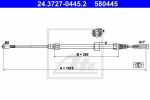 ATE 24.3727-0445.2 трос, стояночная тормозная система на MERCEDES-BENZ SPRINTER 2-t c бортовой платформой/ходовая часть (901, 902)