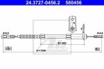 ATE 24.3727-0456.2 трос, стояночная тормозная система на MERCEDES-BENZ S-CLASS (W140)