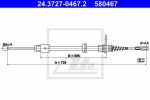 ATE 24.3727-0467.2 трос, стояночная тормозная система на MERCEDES-BENZ E-CLASS купе (C207)
