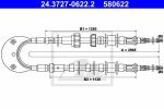 ATE 24.3727-0622.2 трос, стояночная тормозная система на FORD ESCORT IV (GAF, AWF, ABFT)
