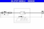 ATE 24.3727-0658.2 трос, стояночная тормозная система на FORD FUSION (JU_)