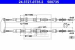 ATE 24.3727-0735.2 трос, стояночная тормозная система на OPEL ASTRA F Наклонная задняя часть (53_, 54_, 58_, 59_)