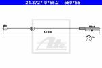 ATE 24.3727-0755.2 трос, стояночная тормозная система на OPEL CORSA C (F08, F68)