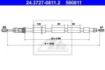 ATE 24.3727-0811.2 трос, стояночная тормозная система на PEUGEOT 205 I (741A/C)