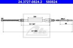 ATE 24.3727-0824.2 трос, стояночная тормозная система на PEUGEOT 406 Break (8E/F)