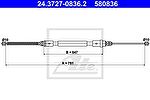ATE 24.3727-0836.2 трос, стояночная тормозная система на PEUGEOT 406 Break (8E/F)