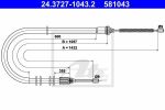 ATE 24.3727-1043.2 трос, стояночная тормозная система на RENAULT KANGOO Express (FC0/1_)