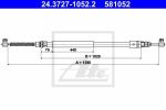 ATE 24.3727-1052.2 трос, стояночная тормозная система на RENAULT TRAFIC фургон (TXX)