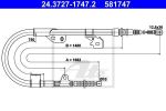 ATE 24.3727-1747.2 трос, стояночная тормозная система на NISSAN ALMERA I (N15)