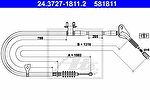 ATE 24.3727-1811.2 трос, стояночная тормозная система на MAZDA 323 C IV (BG)