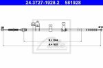 ATE 24.3727-1928.2 трос, стояночная тормозная система на TOYOTA COROLLA (CDE12_, ZZE12_, NDE12_, ZDE12_)