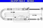 ATE 24.3727-1932.2 трос, стояночная тормозная система на TOYOTA CARINA E Sportswagon (_T19_)